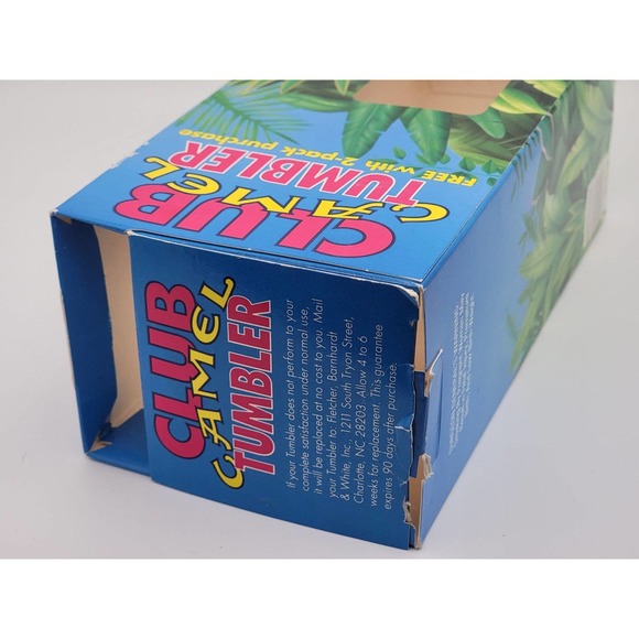 Vintage Club Camel Joe  Cigarettes 12 OZ Tumbler Cup Eddie Floyd Bustah NEW - Picture 6 of 9